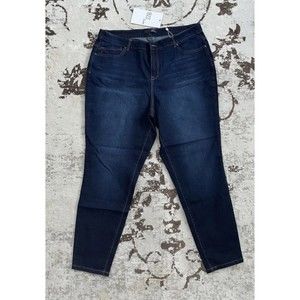 1822 Denim Women's SIze 20W Blue Denim Jeans Gio, NWT